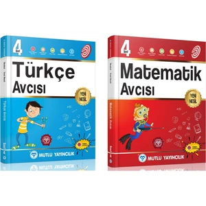 Mutlu Yayıncılık 4. Sınıf Avcı Matematik-Türkçe Set