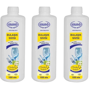 Elma Kokulu Bulaşık Sıvısı 1000 ml x 3'lü