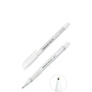Neon Jel Kalem Beyaz Renk 1.00 mm Pensan Neon Gel Tükenmez Kalem Beyaz Renk
