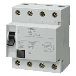 Schneider Electric SIEMENS,5SV5342-6,A Tipi Kaçak Akım Koruma Rölesi 25A; 400V; 30MA