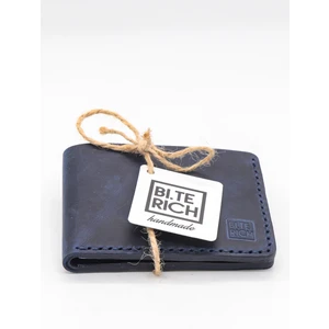 Bi.te Rich Erkek Deri Cüzdan Lacivert C102 - El Yapımı (Handmade)