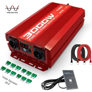 Kobb KBN3000 12V/220V 3000WATT Tam Sinüs Dönüştürücü Invertör