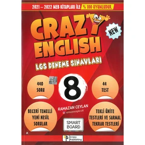 Crazy Publishing 8.sınıf Ingilizce 44 Deneme Sınavı