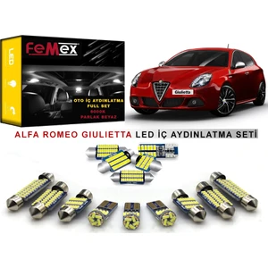 Alfa Romeo Giulietta Iç Aydınlatma Ampul Seti Parlak Beyaz