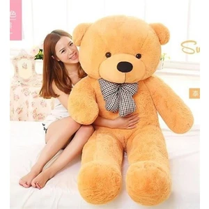 160 cm Dev Papyonlu Peluş Ayıcık Kahverengi