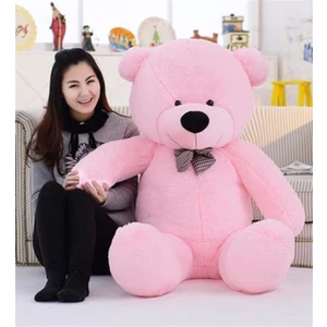 160 cm Dev Papyonlu Peluş Ayıcık Pembe