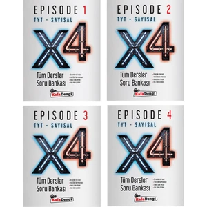 Kafa Dengi Yayınları TYT Tüm Dersler Sayısal Episode Soru Bankası Seti Yeni 2021