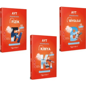 Test Okul Yayınları AYT Fizik Kimya Biyoloji Fasikül Soru Kitabı Seti Yeni 2021