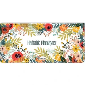 Keskin Color Spring Haftalık Planner Blok 12 x 26 cm