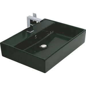 Archıtect 45 x 60 cm Tezgah Üstü Lavabo Parlak Siyah