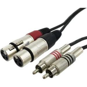 2 Rca Erkek- 2 Xlr Dişi Kablo 1.5 mt