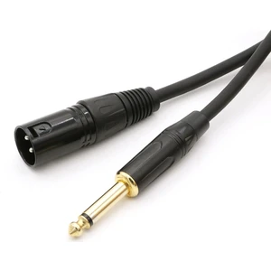 Enstrüman Gitar Kablosu Xlr Erkek 6.35MM  Erkek Kablo 5 Metre Kablo