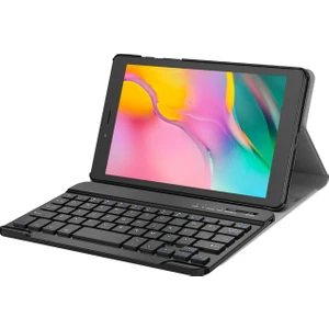 Samsung Galaxy Tab A 8.0 2019 T290 T295 T297 Bluetooth Klavyeli Standlı Kılıf - Bkk1