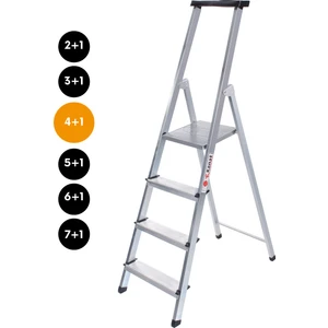Alüminyum Eco Merdiven 4+1 Basamak
