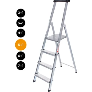 Alüminyum Eco Merdiven 5+1 Basamak