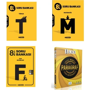 Hız Yayınları 8. Sınıf Türkçe Matematik Fen Soru Bankası ve Paraf Yayınları Sözel Mantık Paragraf