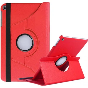 Case 4U Samsung Galaxy Tab A7 10.4 T500 (2020) Dönebilen Standlı Kılıf Kırmızı