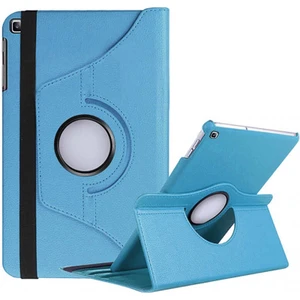Case 4U Samsung Galaxy Tab S6 Lite P610 Dönebilen Standlı Kılıf Mavi