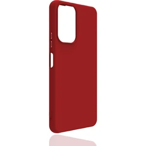 Case 4U Xiaomi Redmi Note 10 Pro Kılıf Mat Renkli Yumuşak Kalın Sağlam Silikon Kılıf Biye Kırmızı
