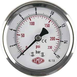 Çap Ø63 mm Arka Bağlantılı Kuru Tip Manometre