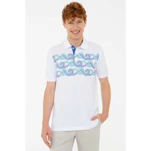 U.S. Polo Assn. Erkek Beyaz T-Shirt 50231926-VR013