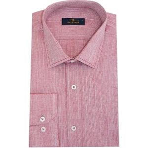 Erkek Gömlek Uzun Kol Silim Fit Keten BGL-ST01456