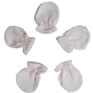 Baby Bakkal 5 Çift Lastikli Pamuklu Bebek Eldiveni