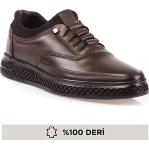 Deri Erkek Lastikli 4 Mevsim Ayakkabı