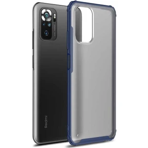 Xiaomi Redmi Note 10 Kılıf Frosted Frame Lacivert