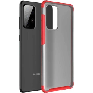 Samsung Galaxy A52 Kılıf Frosted Frame Kırmızı