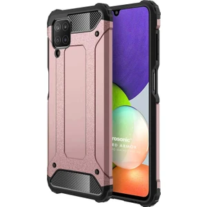 Samsung Galaxy A22 4g Kılıf Rugged Armor Rose Gold