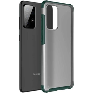 Samsung Galaxy A52 Kılıf Frosted Frame Yeşil