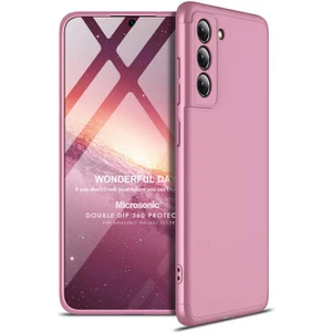 Samsung Galaxy S21 Fe Kılıf Double Dip 360 Protective Rose Gold
