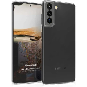 Samsung Galaxy S21 Fe Kılıf Transparent Soft Beyaz