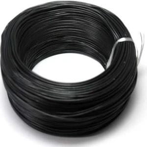 100 Metre Tek Damarlı Montaj Kablosu 24 Awg - Siyah