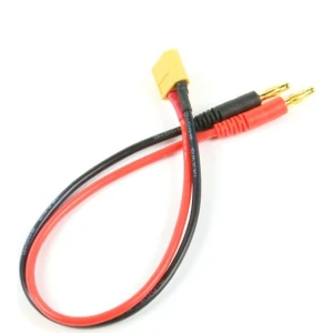 4 mm Banana - Erkek XT60 Dönüştürücü Kablo - 30 Cm, 14 Awg