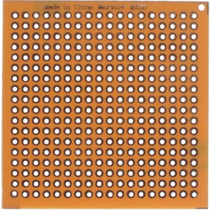 5x5 cm Delikli (Bakır) Pertinaks Tek Yüzlü