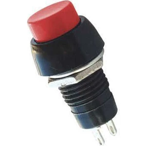 IC191 Plastik Kısa Buton - Kırmızı