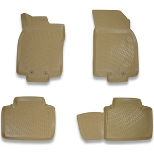 Nissan X-Trail 5 Koltuk 2017 ve Sonrası 3D Bej Paspas Takımı Bizymo