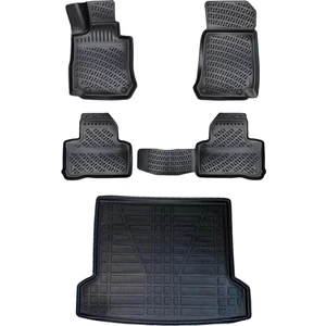 Mercedes Glb 7 Koltuk (Üst) 3D Paspas ve Bagaj Havuzu Set Bizymo