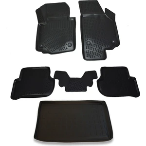 Skoda Yeti 2010 ve Sonrası Paspas ve Bagaj Havuzu Seti