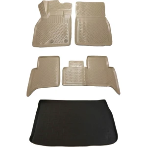 Renault Scenic 2 2004-09 Bej Havuzlu Paspas ve Bagaj Seti Bizymo
