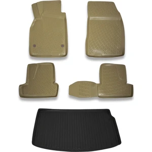 Renault Megane 3 Hb 2009-2015 Bej Paspas ve Bagaj Havuzu Seti