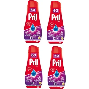 Hepsi 1 Arada Jel 60 Yıkama 1080 ml x 4'lü