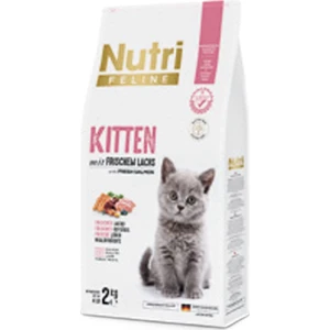 Nutri Feline Kitten Somon Etli 2kg Nutri Feline Yavru Kedi Maması Kürek Hed