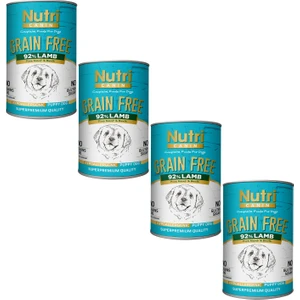 Nutri Canin Kuzu Etli %92 Tahılsız 400GR Puppy Nutri Canin Yaş Köpek Mam