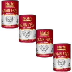 Nutri Canin Sığır Etli %92 Tahılsız 400GR Adult Nutri Canin Yaş Köpek