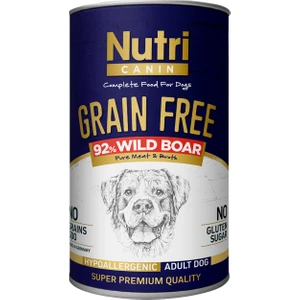 Nutri Canin Domuz Etli %92 Tahılsız 400GR Adult Nutri Canin Yaş Köpek Ma