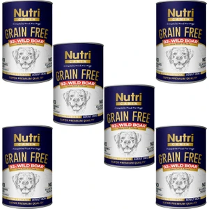 Nutri Canin Domuz Etli %92 Tahılsız 400GR Adult Nutri Canin Yaş Köpek Ma