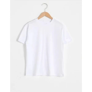 Uni Çocuk Bisiklet Yaka Kısa Kol Düz T-Shirt